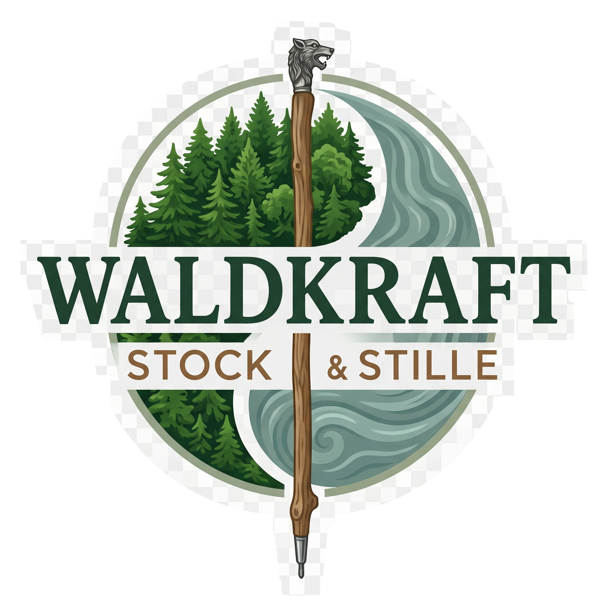 Stock & Stille – Waldkraft Logo